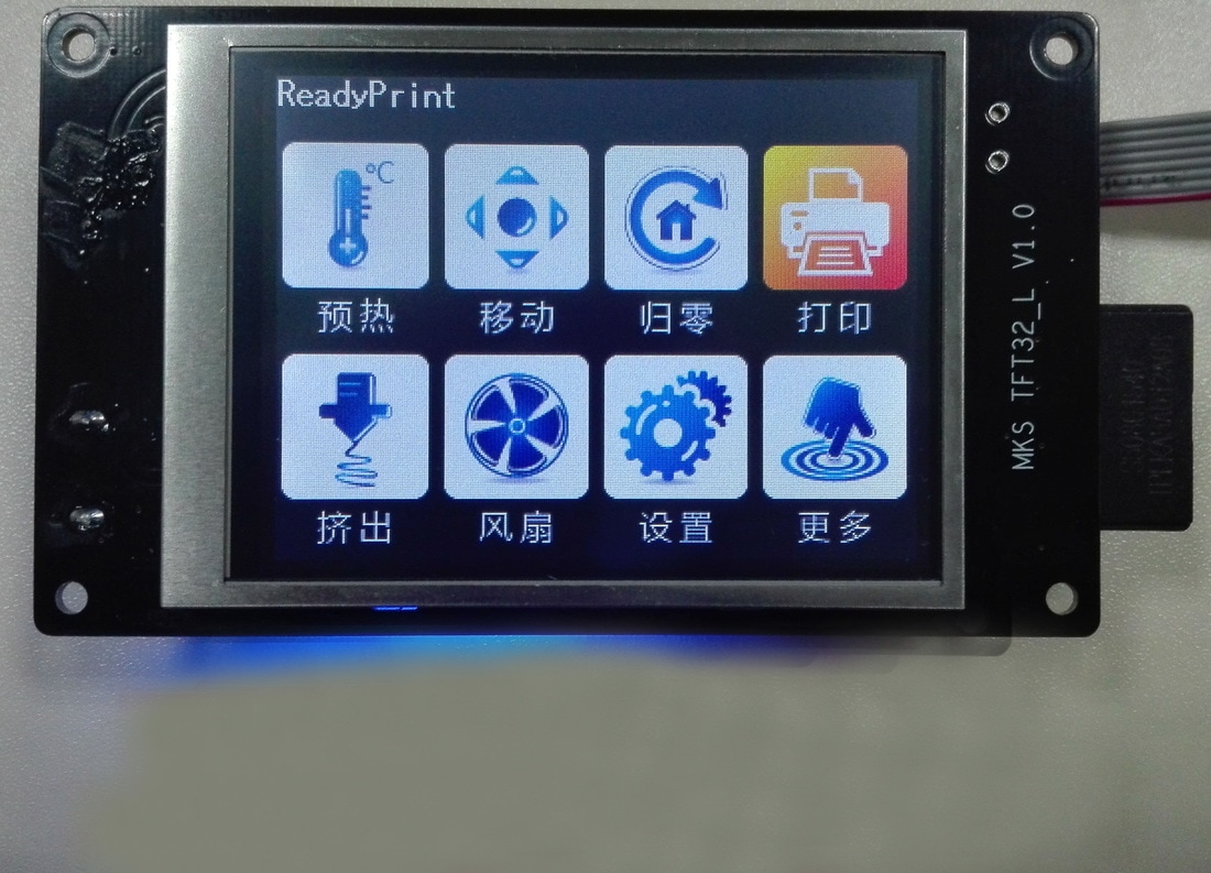 APP 3Dman MKS TFT28 V4.0 7,1 cm Full Color Touch Screen unterstützt Marlin/Smoothieware/Repetier mit WiFi-Modul Cloud Printing für 3D-Drucker 
